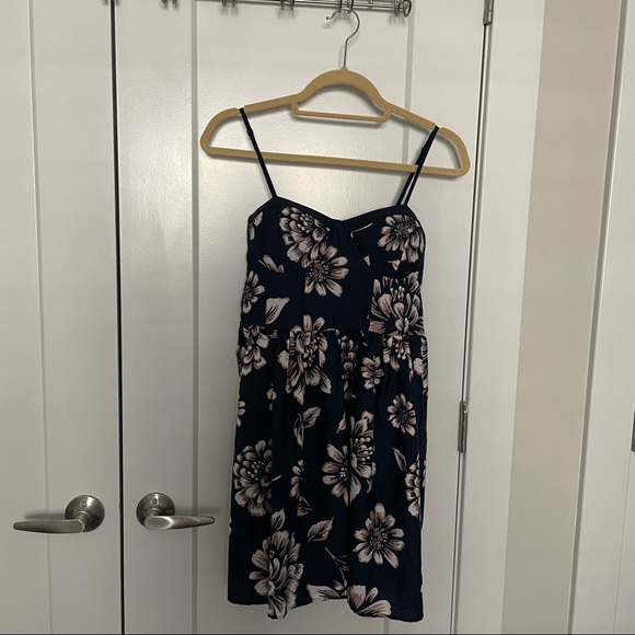 Band of Gypsies Navy Floral Dress - Picture 3 of 4